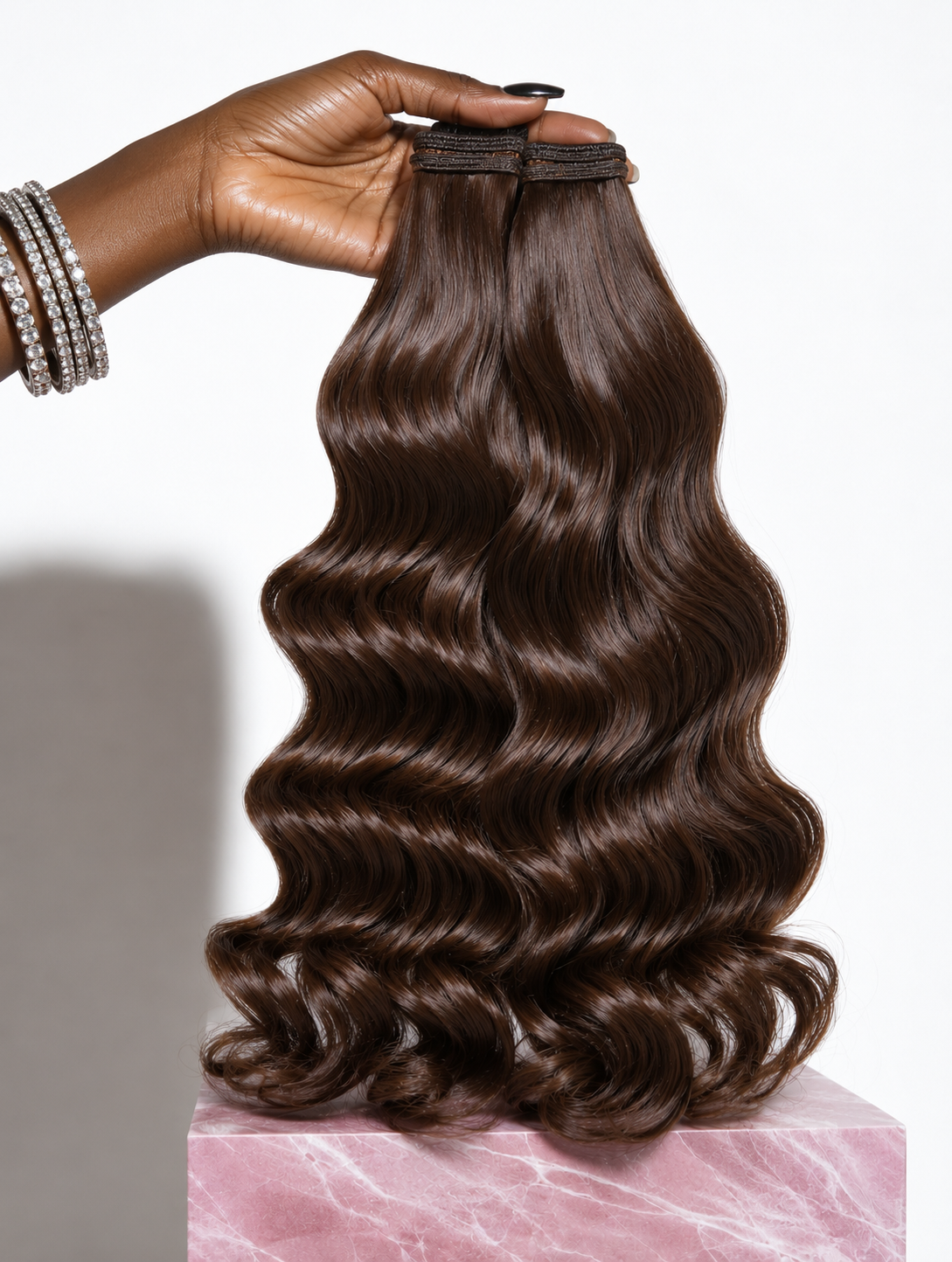 Chocolate Brown Body Wave Lace Front Wig 13x6 HD Virgin Human Hair